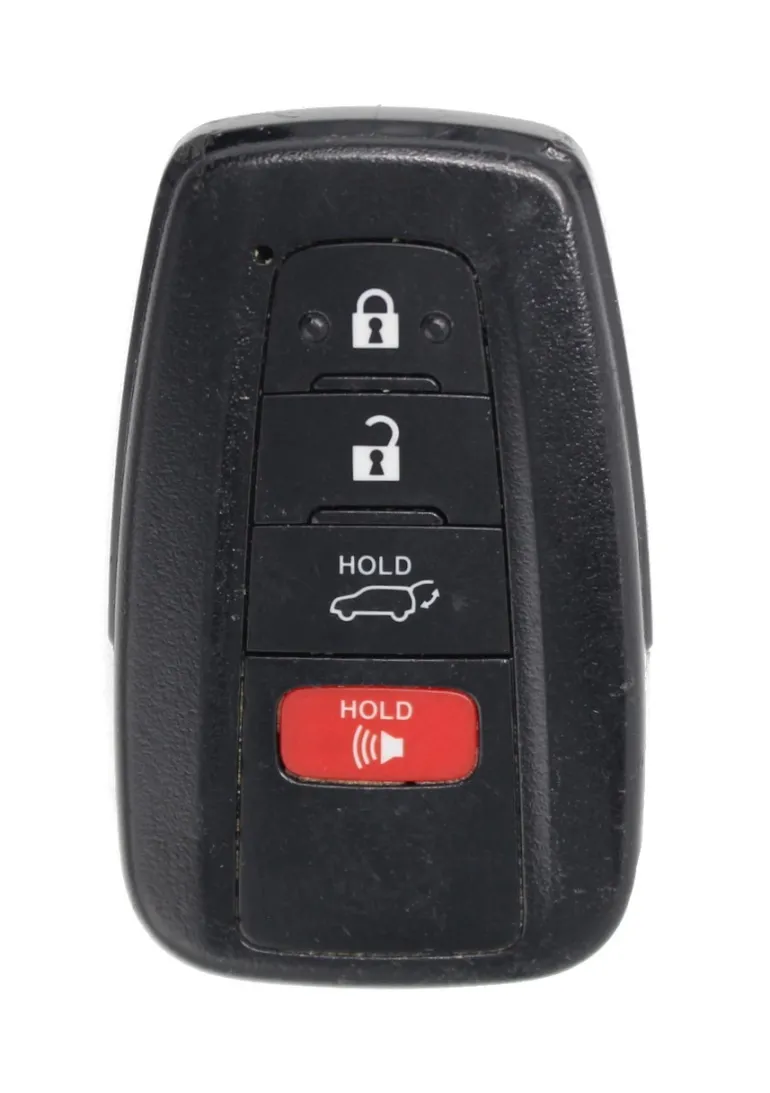 Unrefurbished OEM Toyota Highlander Hybrid HYQ14FBC 4 Button Key Fob - Grade C