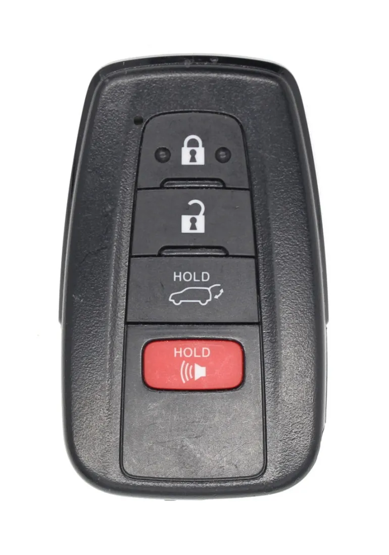 Unrefurbished OEM Toyota Highlander HYQ14FBC 4 Button Key Fob - Grade C