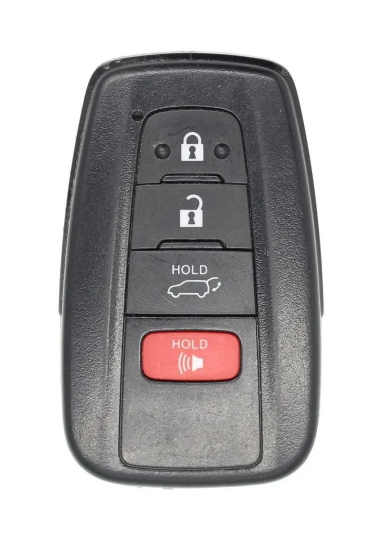 Unrefurbished OEM Toyota Highlander HYQ14FLA 4 Button Key Fob - Grade C