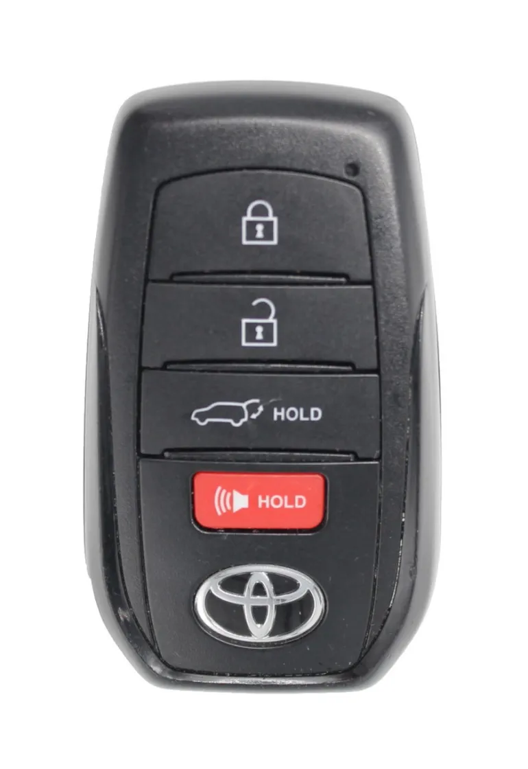 Unrefurbished OEM Toyota Highlander HYQ14FBX 4 Button Key Fob - Grade C