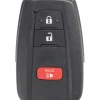 Unrefurbished OEM Toyota Hybrid HYQ14FLA 3 Button Key Fob - Grade C