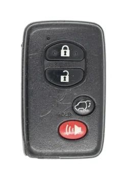 Unrefurbished OEM Toyota 271451-0140 HYQ14AAB 4 Button Key Fob w/ Hatch Release - Grade A