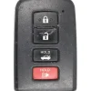 Unrefurbished OEM Toyota 281451-0020 HYQ14FBA 4 Button Key Fob - Grade C