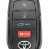 Unrefurbished OEM Toyota HYQ14FBX 4 Button Key Fob - Grade A