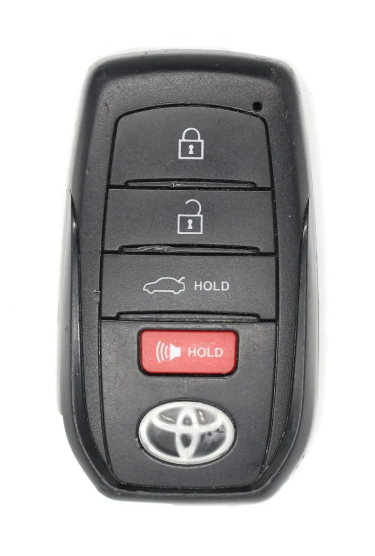 Unrefurbished OEM Toyota HYQ14FBW 4 Button Key Fob w/ Trunk Release - Grade C