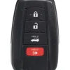 Unrefurbished OEM Toyota 231451-0351 HYQ14FBC 4 Button Key Fob - Grade C