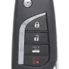 Unrefurbished OEM Toyota HYQ12BFB 4 Button Key Fob - Grade A