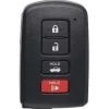 Unrefurbished OEM Toyota 281451-0020 HYQ14FBA 4 Button Key Fob - Grade A