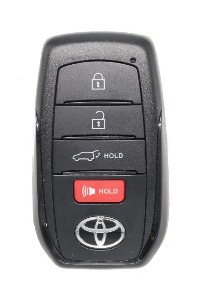 Unrefurbished OEM Toyota 231-451-3041 HYQ14FBX 4 Button Key Fob - Grade C