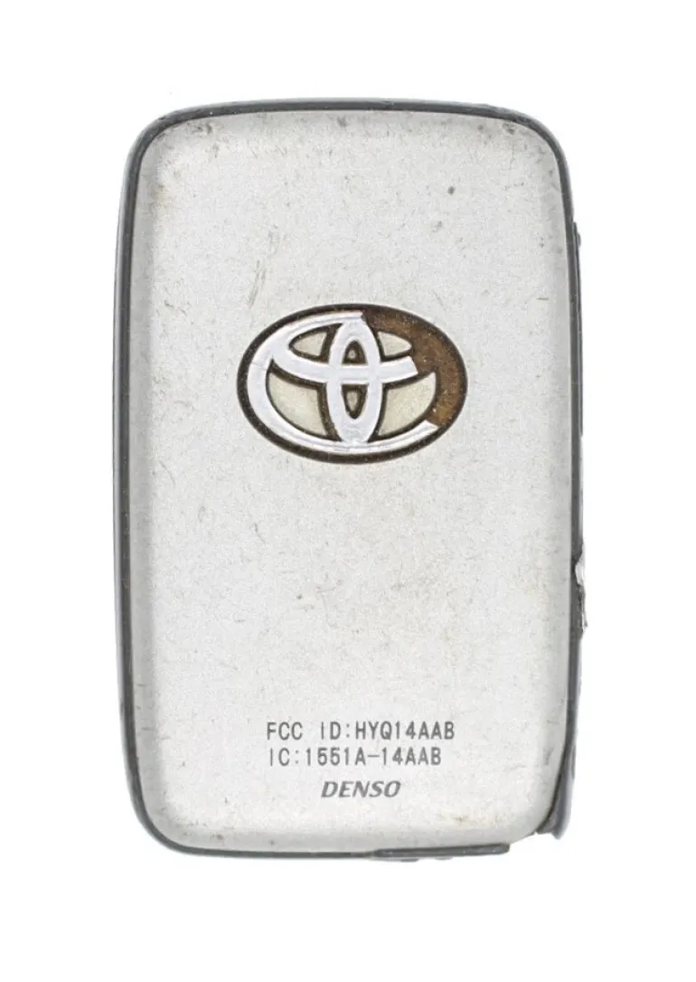 Unrefurbished OEM Toyota 271451-0140 HYQ14AAB 4 Button Key Fob - Grade C