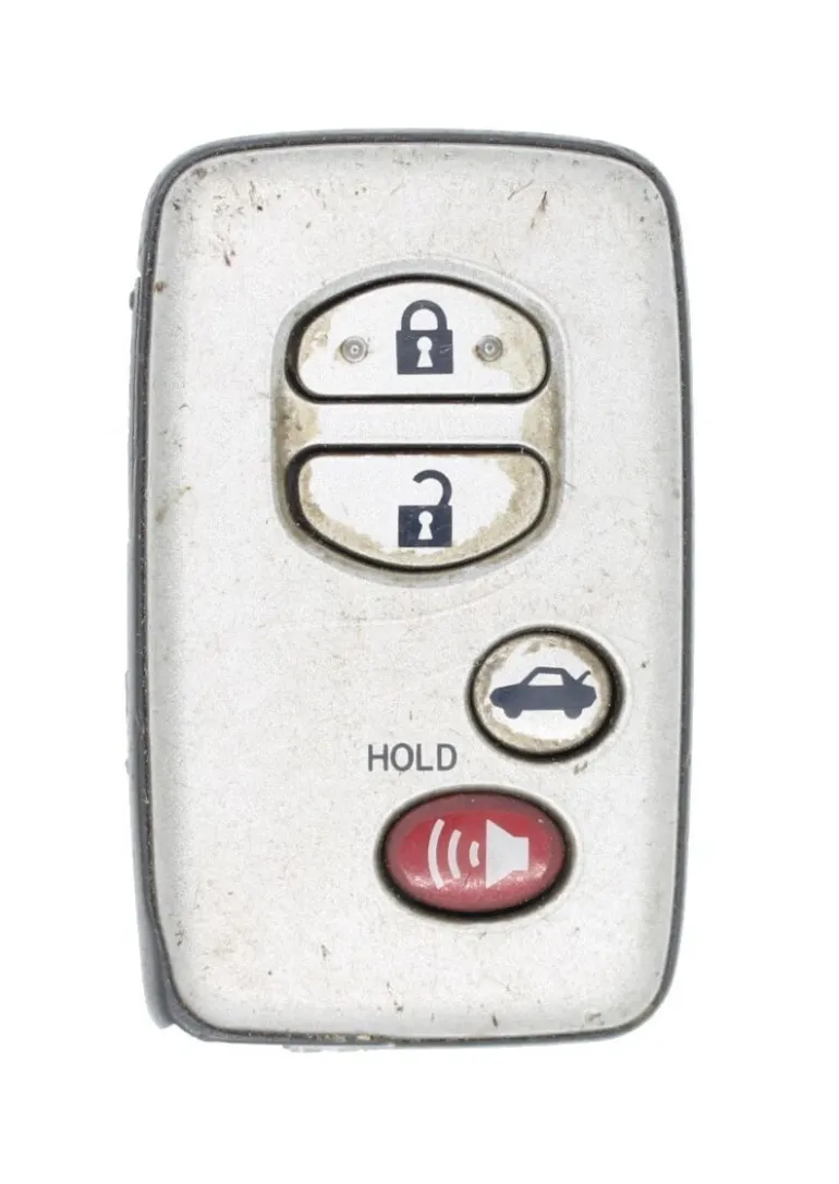 Unrefurbished OEM Toyota 271451-0140 HYQ14AAB 4 Button Key Fob - Grade C