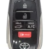Unrefurbished OEM Toyota HYQ14FBX 5 Button Key Fob - Grade A