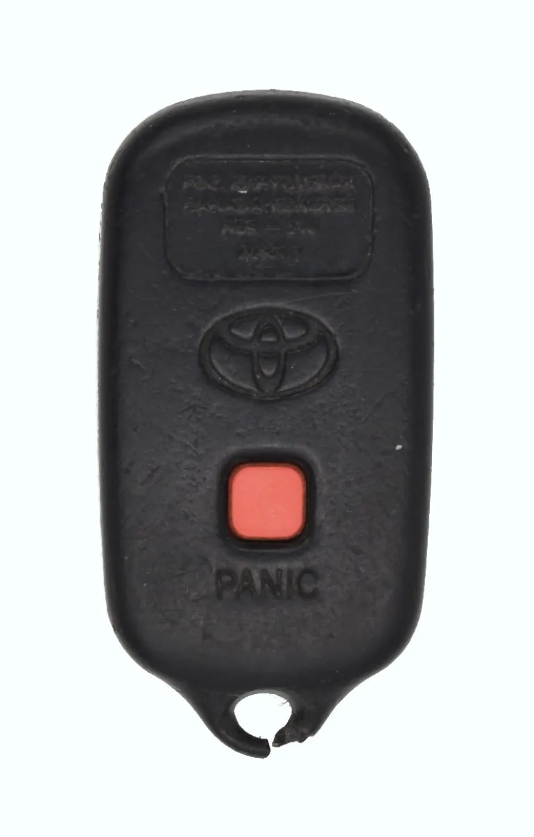 Unrefurbished OEM Toyota 89742-35020 HYQ1512Y 4 Button Key Fob - Grade C