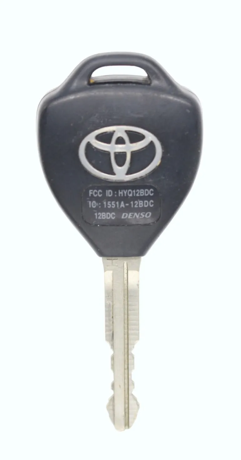 Unrefurbished OEM Toyota HYQ12BDC H Chip 4 Button Key Fob - Grade C