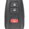 Unrefurbished OEM Toyota MOZBR1ET 3 Button Key Fob - Grade C