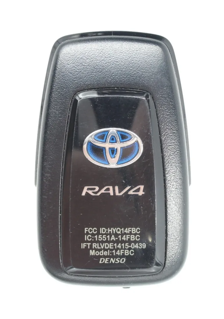 Unrefurbished OEM Toyota Rav4 Hybrid HYQ14FBC 4 Button Key Fob - Grade C