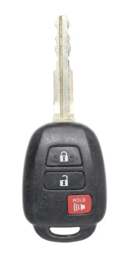 Unrefurbished OEM Toyota 89071-0R040 GQ4-52T 3 Button Key Fob - Grade C