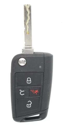 Unrefurbished OEM Volkswagen NBGFS12A01 4 Button Key Fob - Grade A