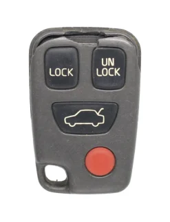 Unrefurbished OEM Volvo 9166200 4 Button Key Fob - Grade C