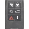 Unrefurbished OEM Volvo 30669839 6 Button Key Fob - Grade A