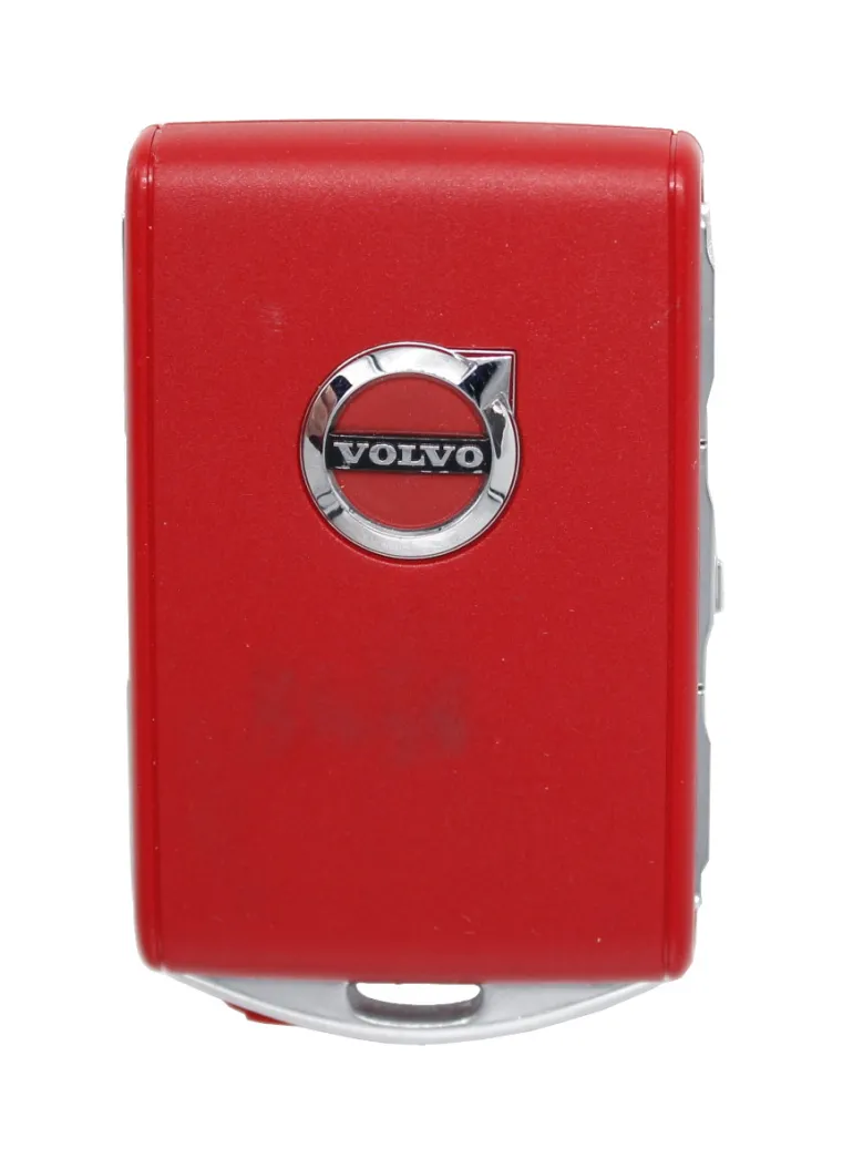 Unrefurbished OEM Volvo YG0HUF8423 Red 4 Button Key Fob - Grade A