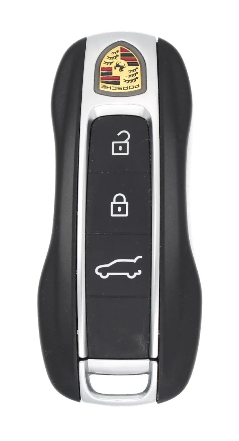 Unrefurbished Porsche OEM IYZPK3 4 Button Key Fob - Grade A