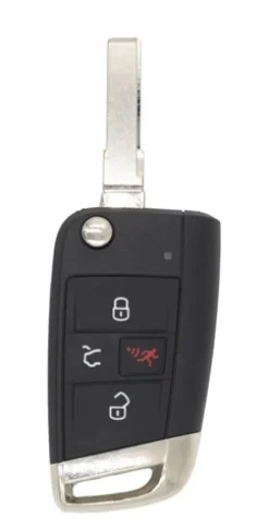 Volkswagen 5G0 959 752 BE OEM 4 Button Key Fob w/ GTI logo