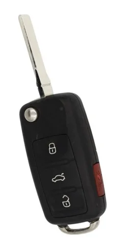 Volkswagen 5K0837202 R OEM 4 Button Key Fob